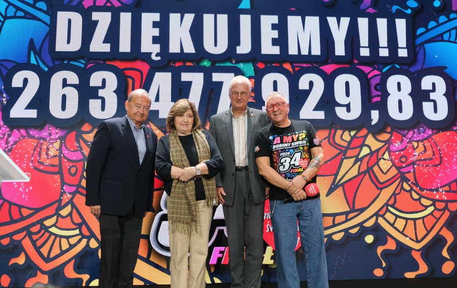 34. Finał WOŚP podsumowany. Jerzy Owsiak ogłosił wyniki w UCK WUM